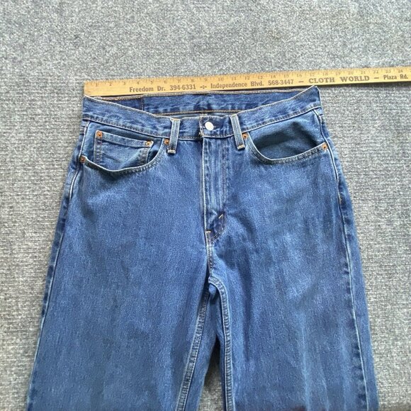 Levis 550 Jeans Mens 34x34 Blue Relax Fit Straight Workwear Demin Causal - Picture 6 of 15